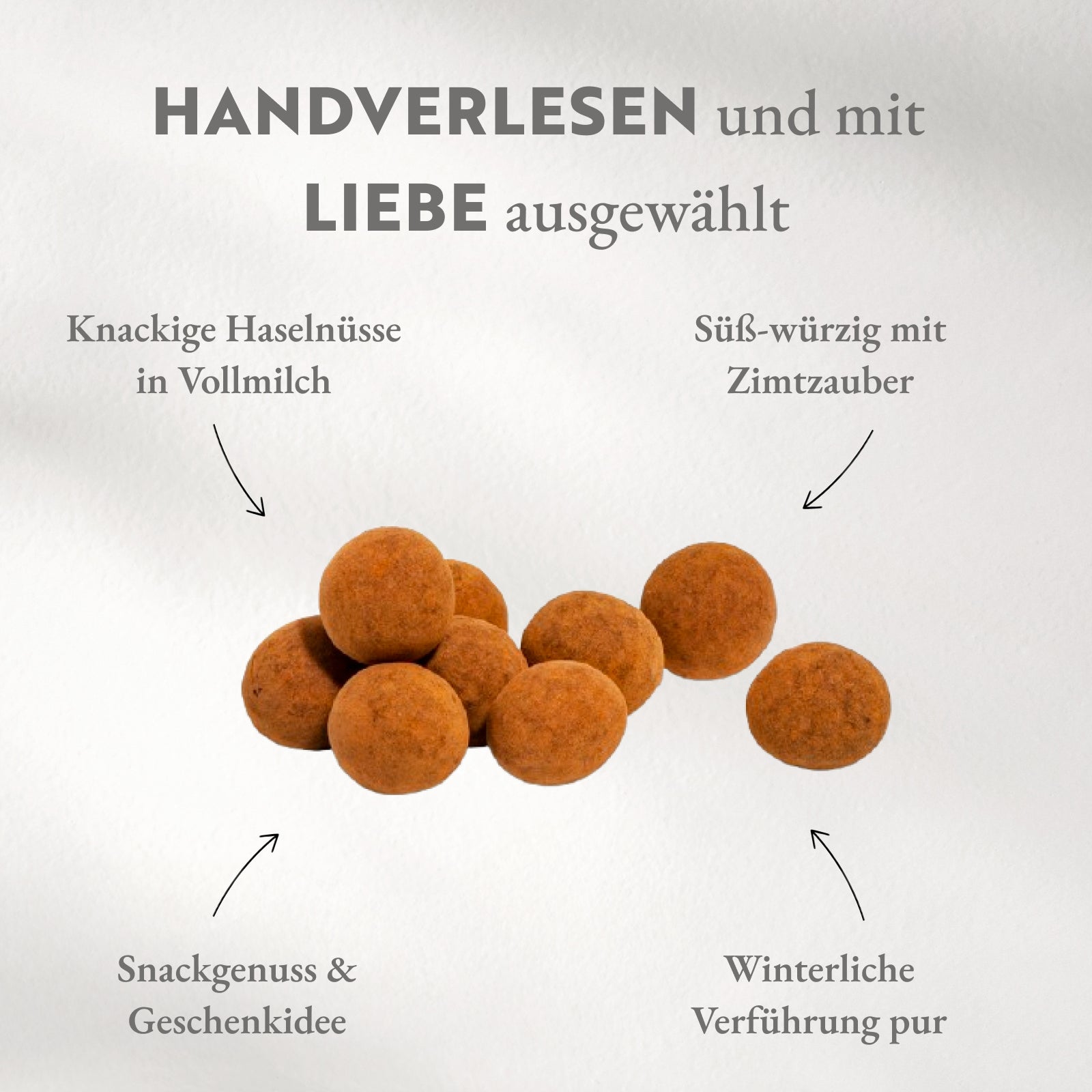 Zimt Schoko Haselnüsse