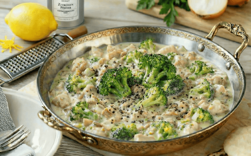 Pfeffrige Zitronen-Hähnchenpfanne