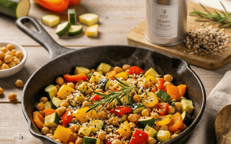 Happy Vegan Gemüsepfanne