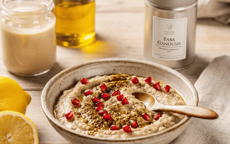 Baba Ganoush mit orientalischer Gewürzmischung