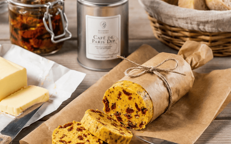 Café de Paris Dip Kräuterbutter mit getrockneten Tomaten