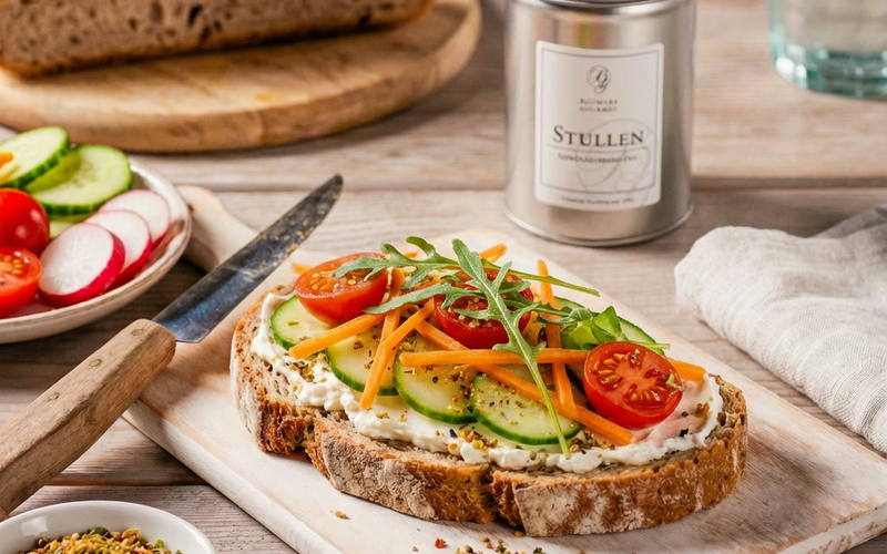 Frischkäse Stulle