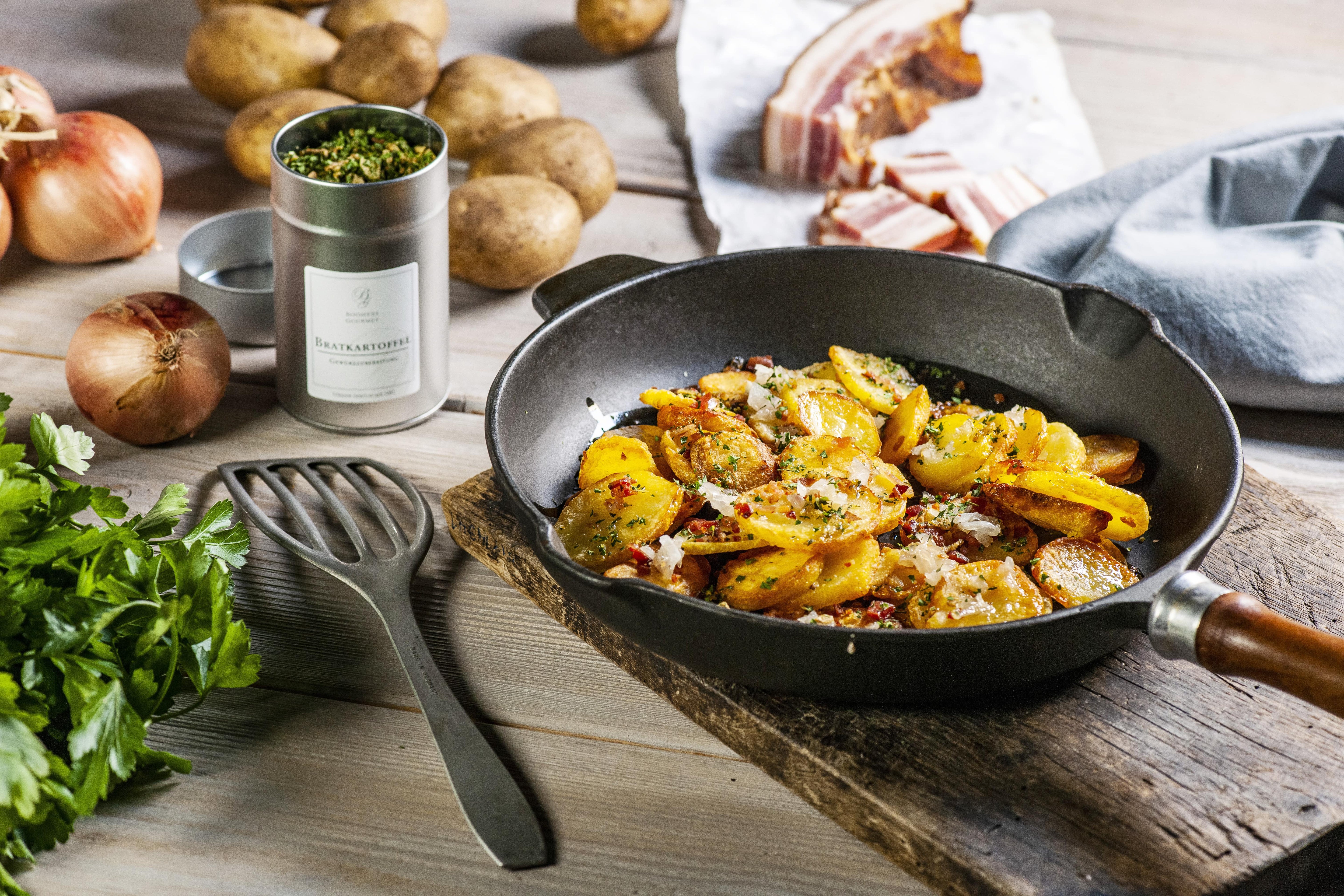 Knusprige Bratkartoffeln mit Geschmack