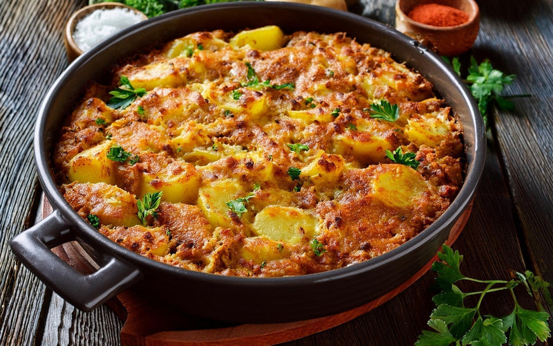 Kartoffel Hackauflauf mit African Rub