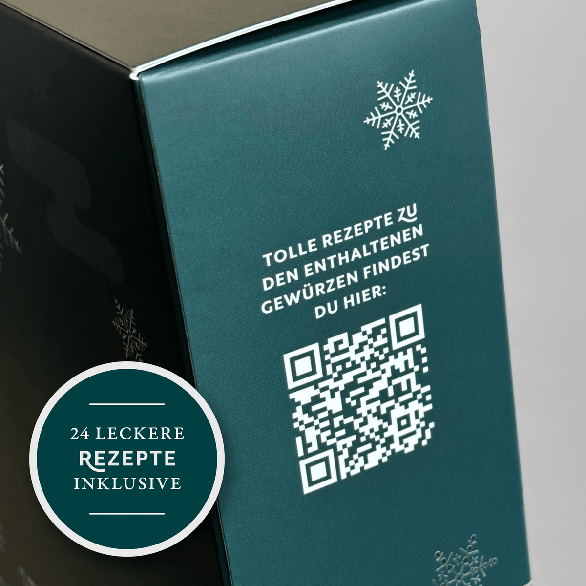QR-Code zu den 24 Rezepten im Gewürz Adventskalender 2026