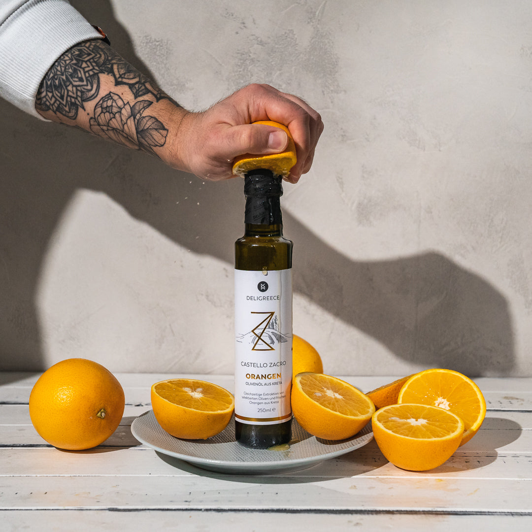 exquisites Orangen Olivenöl